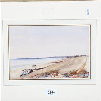 Beach scene - Charles Gray Graves