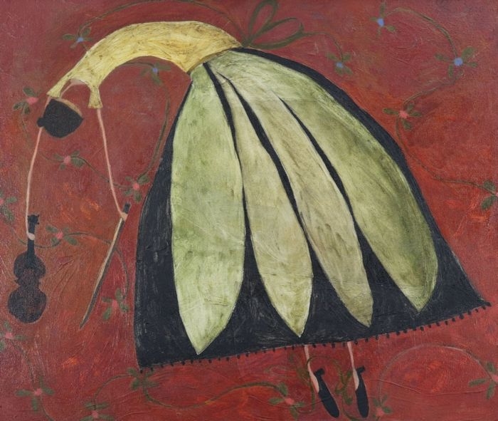 Artwork by Ellen Skidmore, Untitled (The Violinist), Made of Oil on Canvas