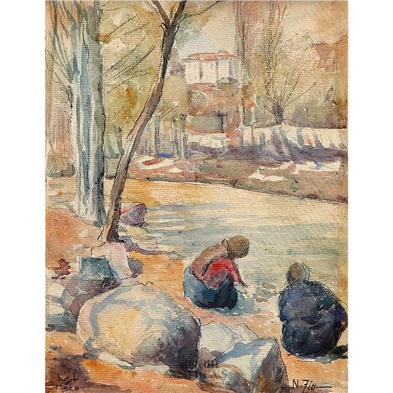 Figüratif Kompozisyon by Nazmi Ziya Güran