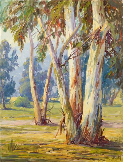 Trees Along the Road by Paul Grimm, 1961