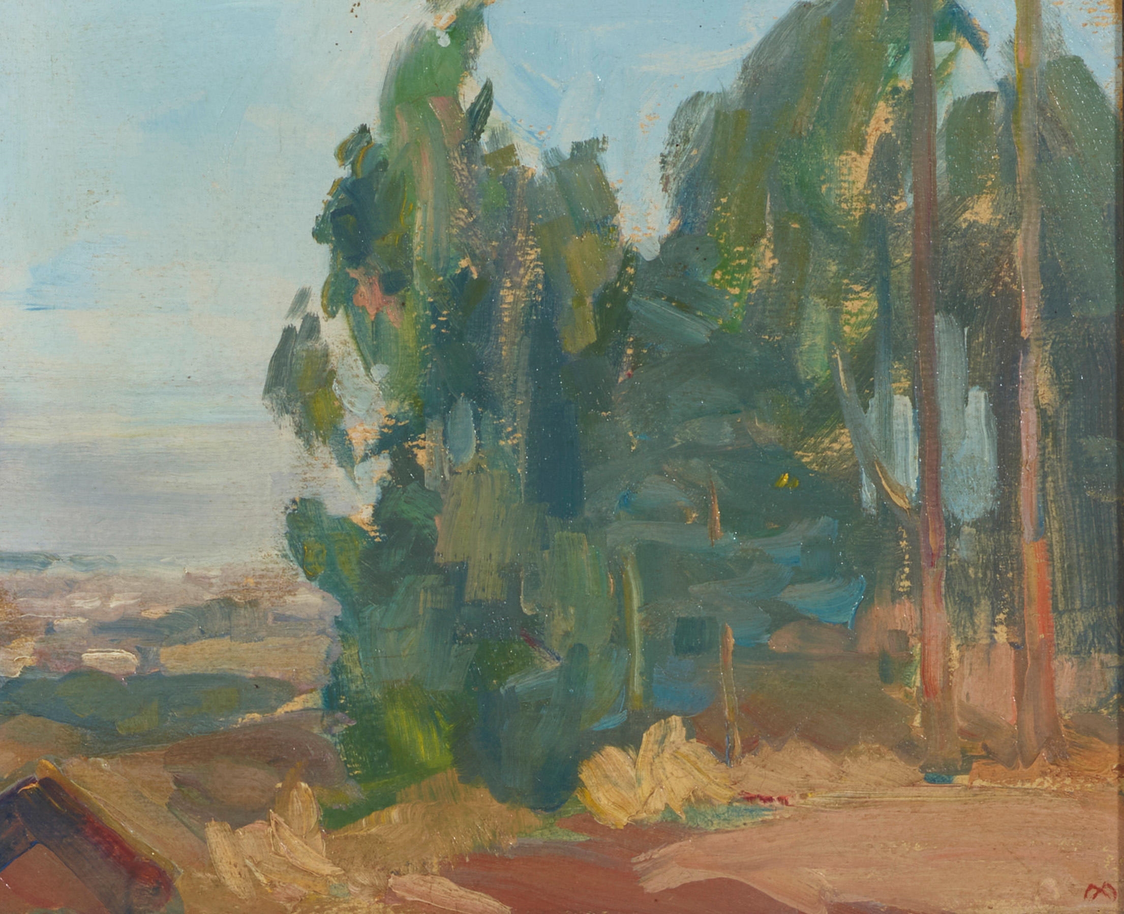 Xavier Martinez Trees with Distant View Beyond MutualArt