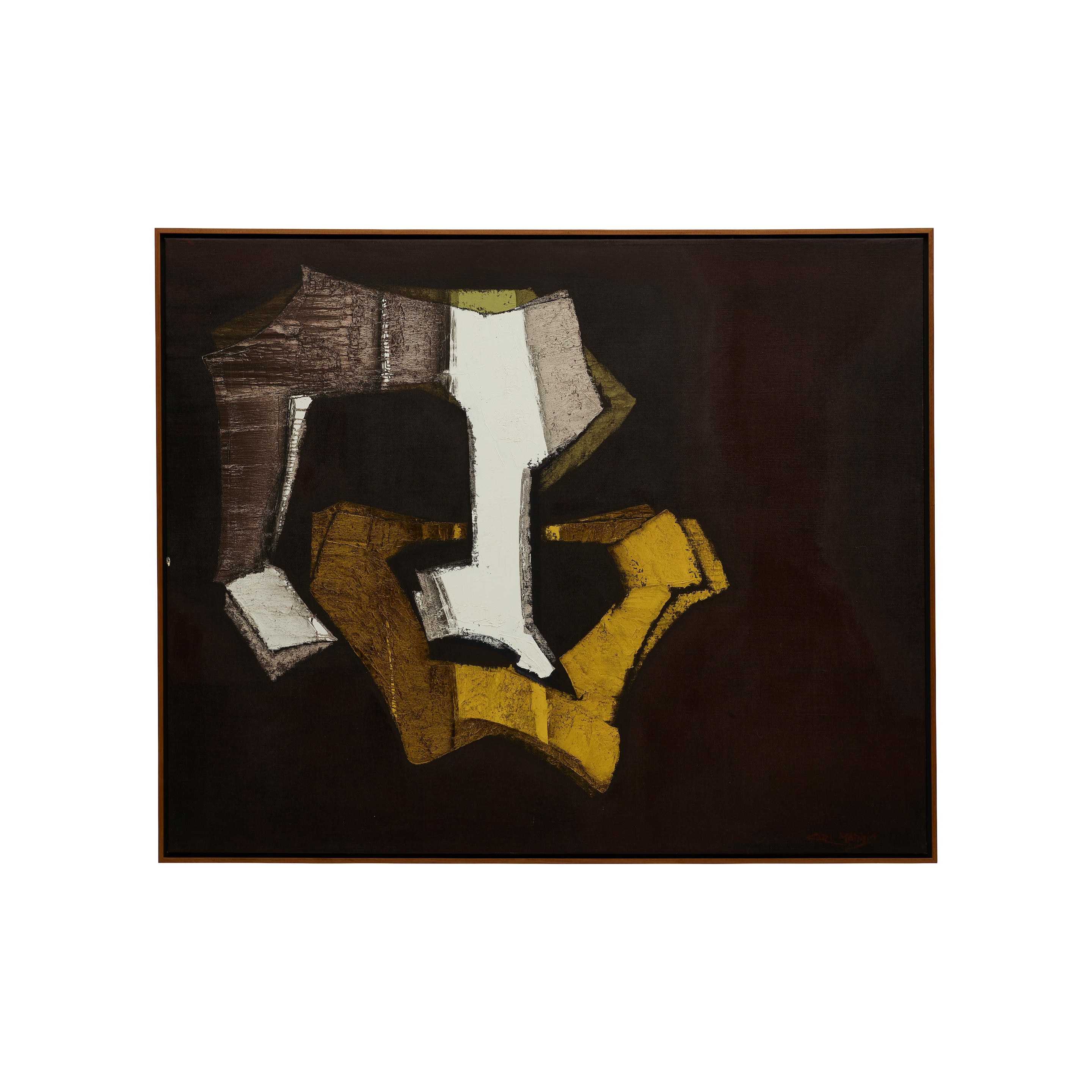 Artwork by Carl Morris, Inner and Outer Space, Made of oil on canvas