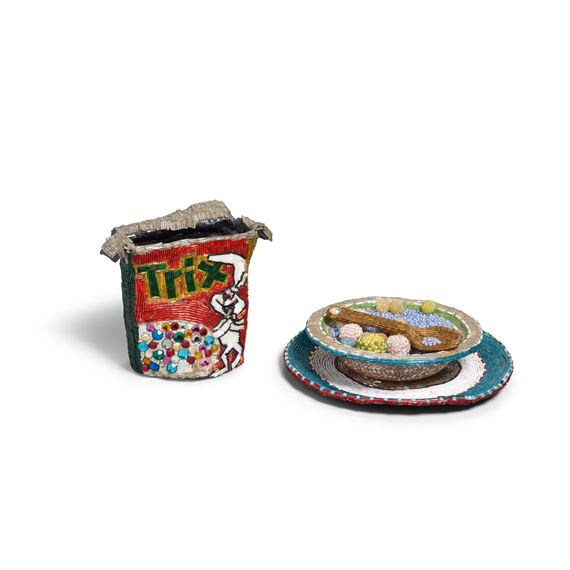 Liza Lou | 11 Works: Bag of Potato Chips, Ruffles (1995