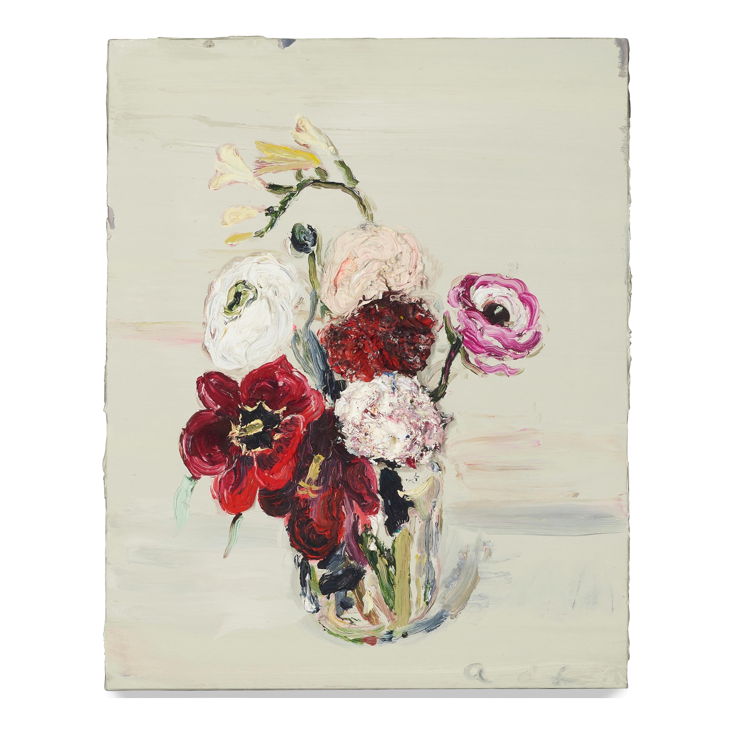 Artwork by Allison Schulnik, Red Flowers #2 , 2008, Made of oil on canvas