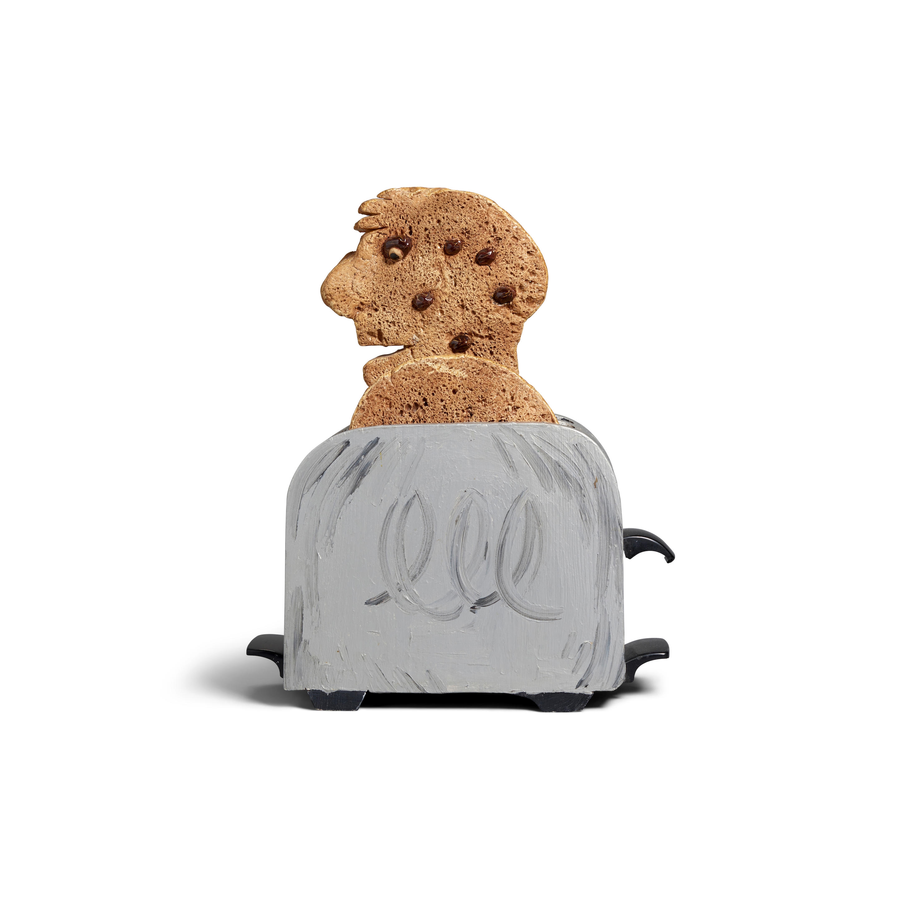 David Gilhooly | Self Portrait as Raisin Toast, 1983 (1983) | MutualArt