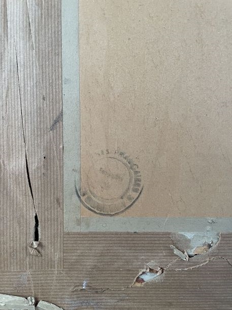 Artwork by Constantin Papachristopoulos, Rest of the model, Made of charcoal and estompe