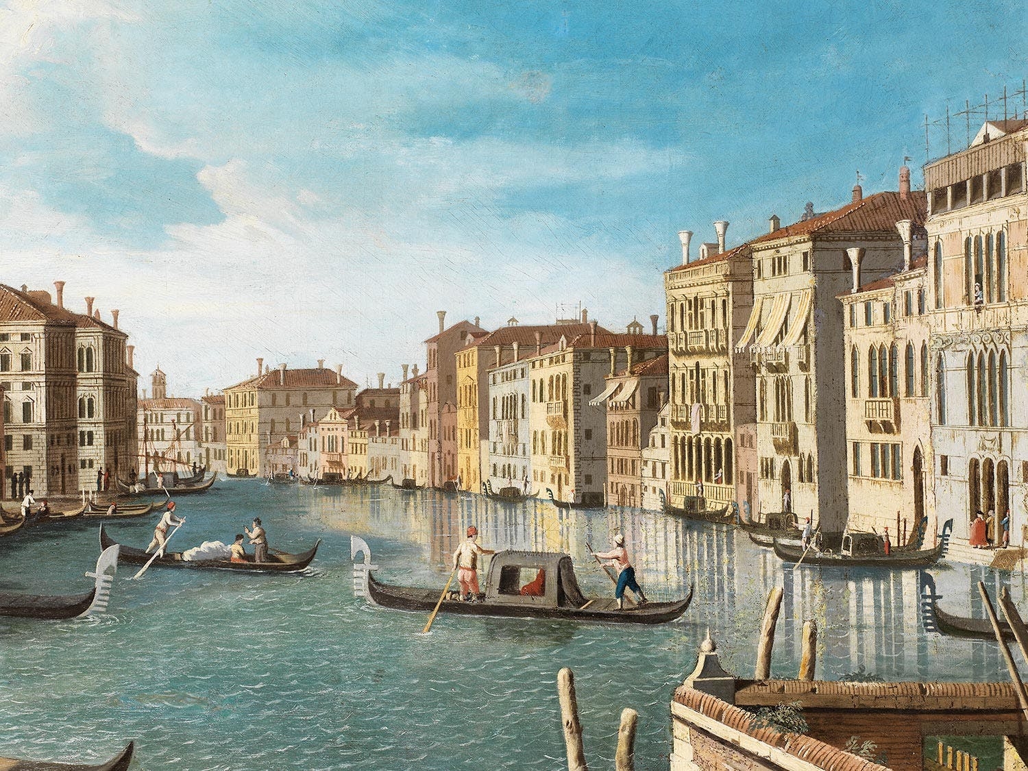 Bernardo Canal | VEDUTE DES CANAL GRANDE MIT DEN FABBRICHE NUOVE DI ...