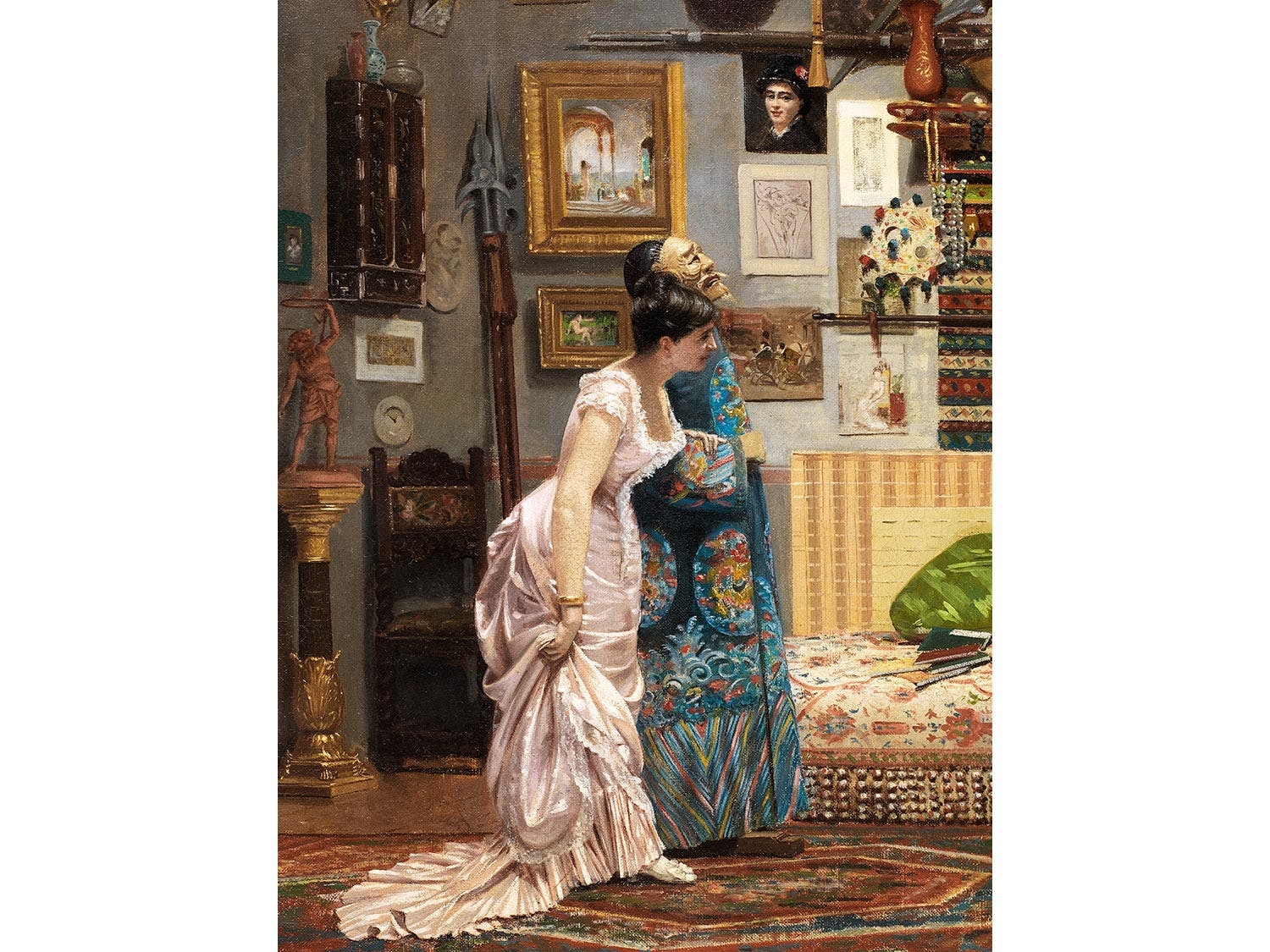 Artwork by Antoine Vierling, IM HAUS DES MALERS, Made of Oil on canvas