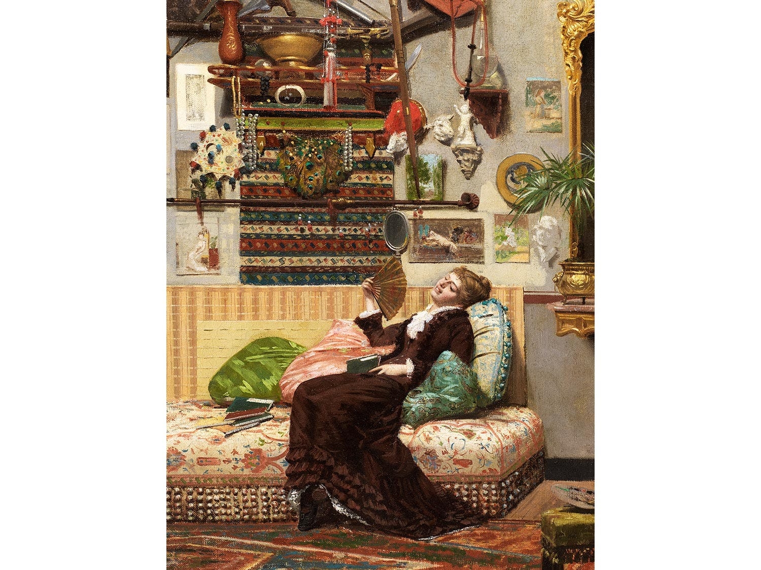 Artwork by Antoine Vierling, IM HAUS DES MALERS, Made of Oil on canvas