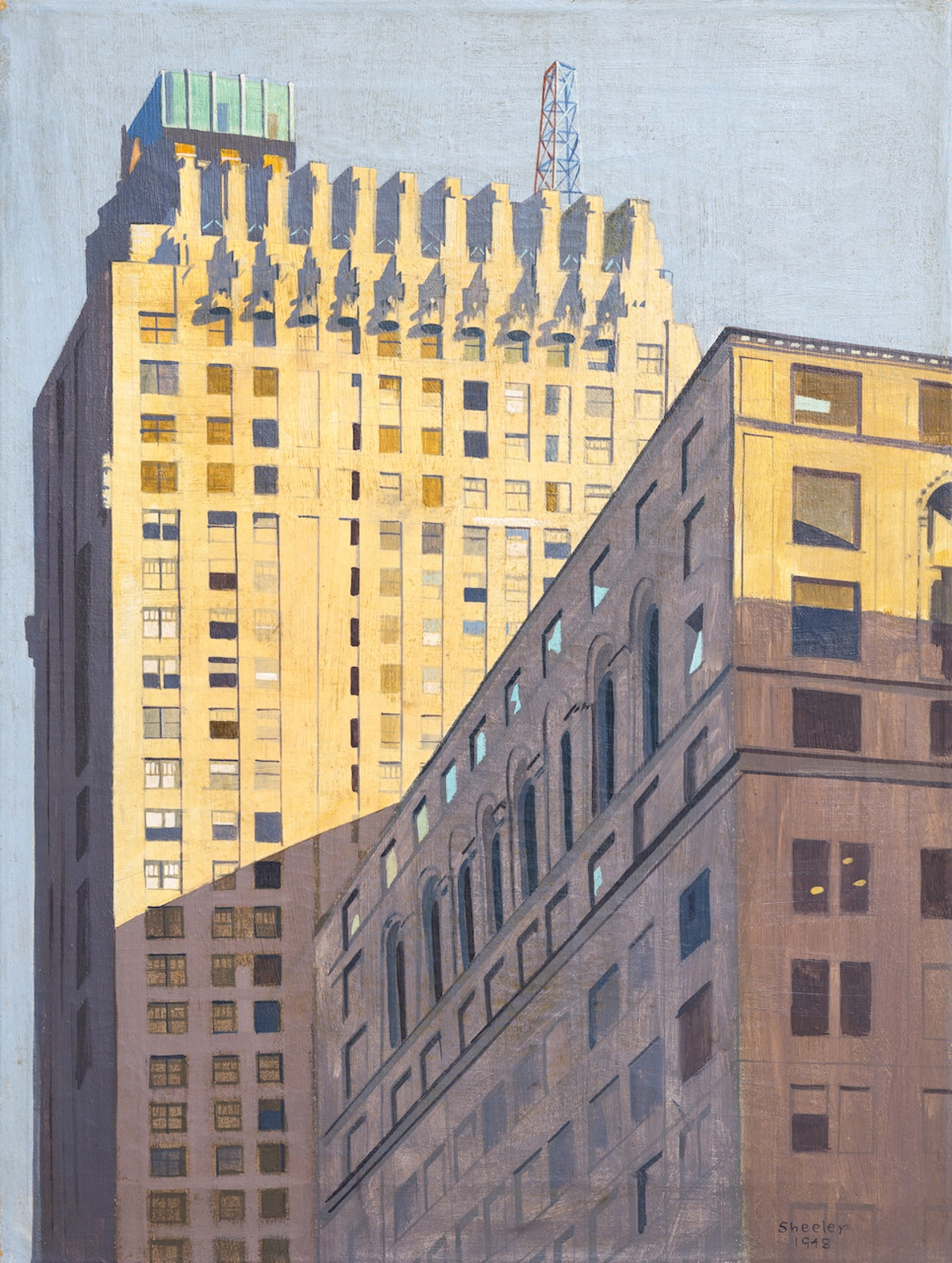Chanin Building by Charles Sheeler, 1948
