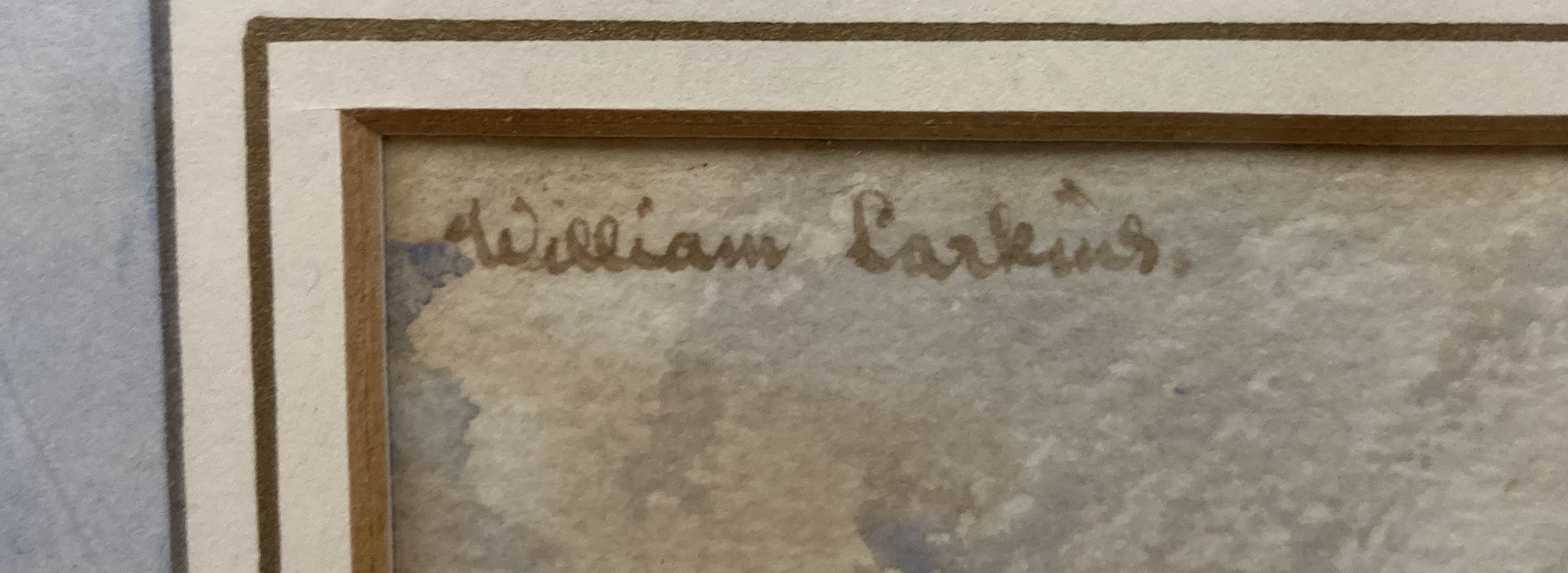 Artwork by William Martin Larkins, Dam pumping station, Made of watercolour