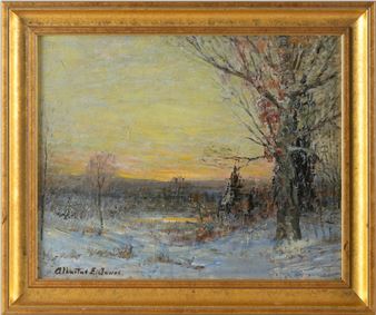 Twilight landscape. - Albertus Eugene Jones