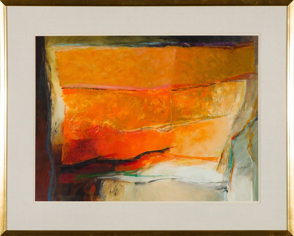 Artwork by Alexander Nepote, Arizona Monument, Made of Mixed media on paper