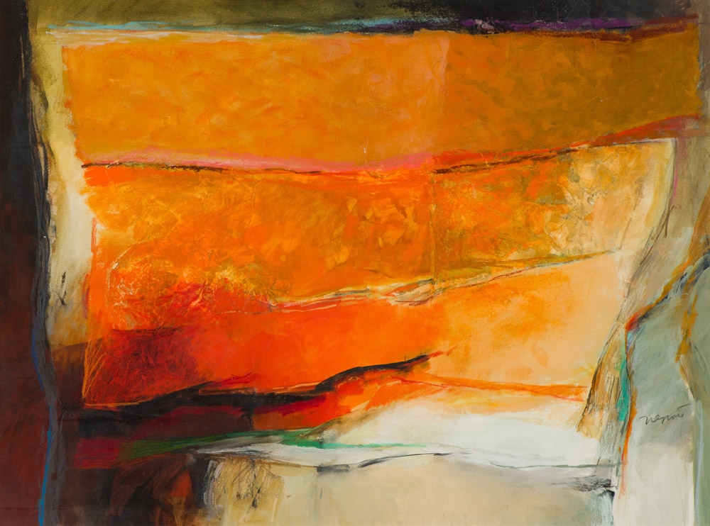 Artwork by Alexander Nepote, Arizona Monument, Made of Mixed media on paper