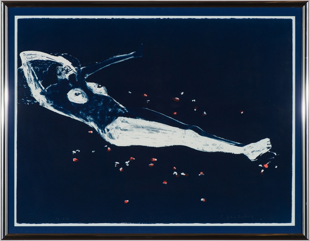Fritz Scholder | Mystery Woman with Rose Petals-1 | MutualArt