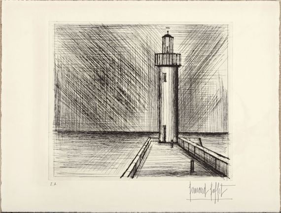 Bernard Buffet | The lighthouse (1959) | MutualArt