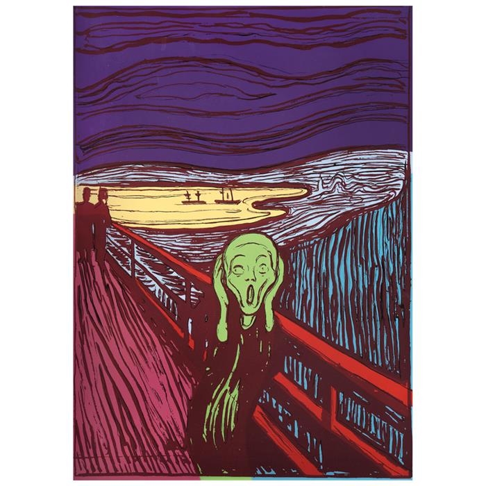 Andy Warhol | IIIA.58 (d): The scream (After Munch) | MutualArt