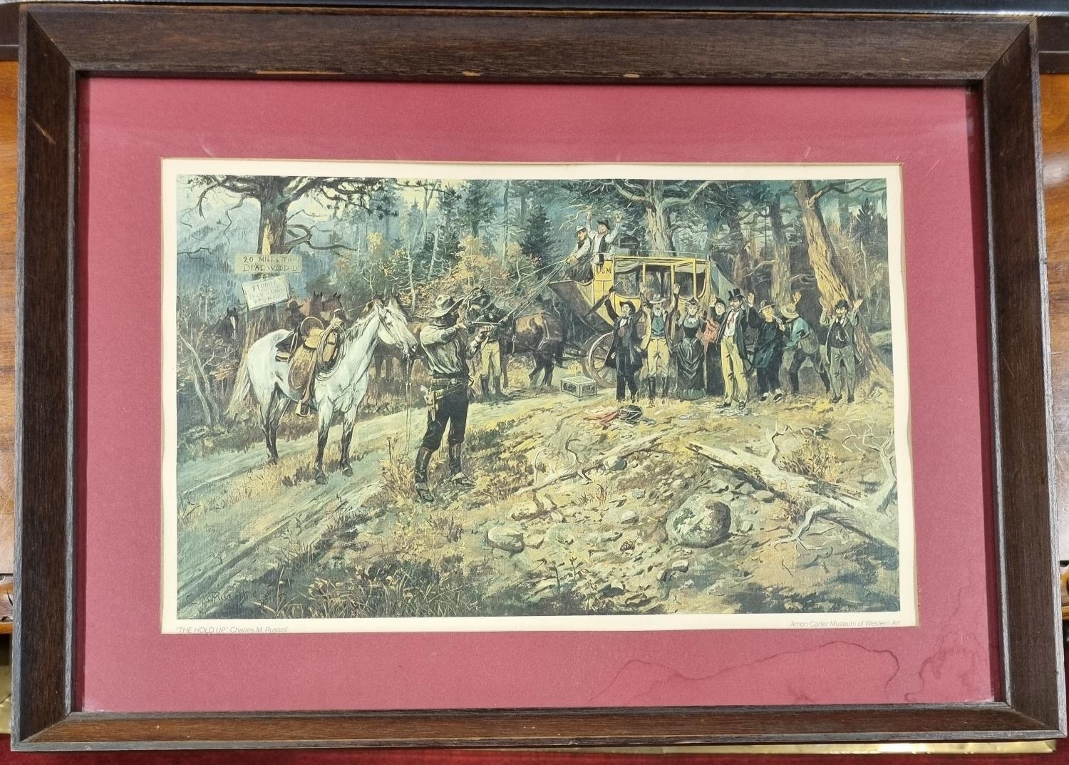 Artwork by Charles Emerson, 'The Holdup', Made of coloured Print