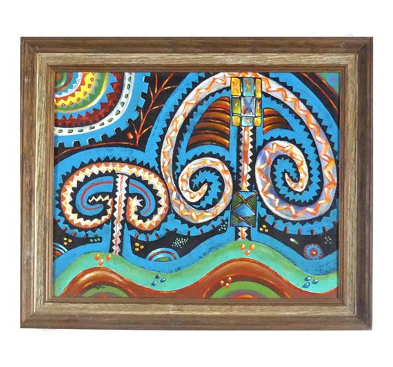 'Abstract Mt Eden' by Alan Taylor, 1987