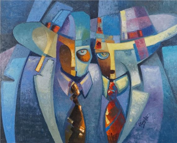 Deux hommes en costume by Ruben Camacho