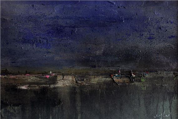 Colin Flack | Darkness Falling Across the Peat Bogs | MutualArt