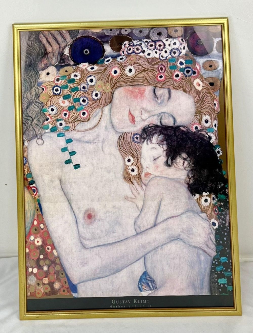 dood gaan Seminarie Rusland Gustav Klimt | Gustav Klimt Framed Artwork, depicting A Mother And... |  MutualArt