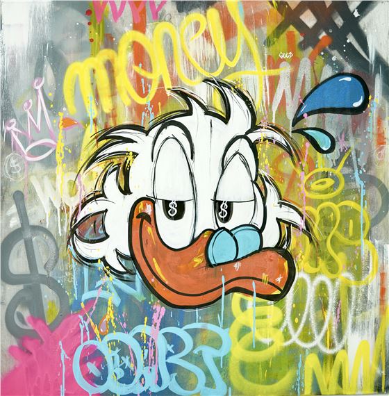 Money crash by Odart, 2022