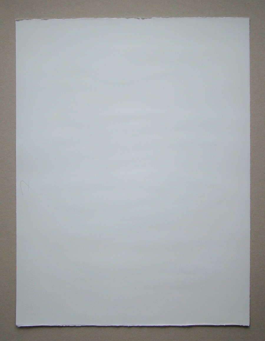 Artwork by Ika Huber, Verses VII, Made of serigraphy in colors on vélin de bfk rives