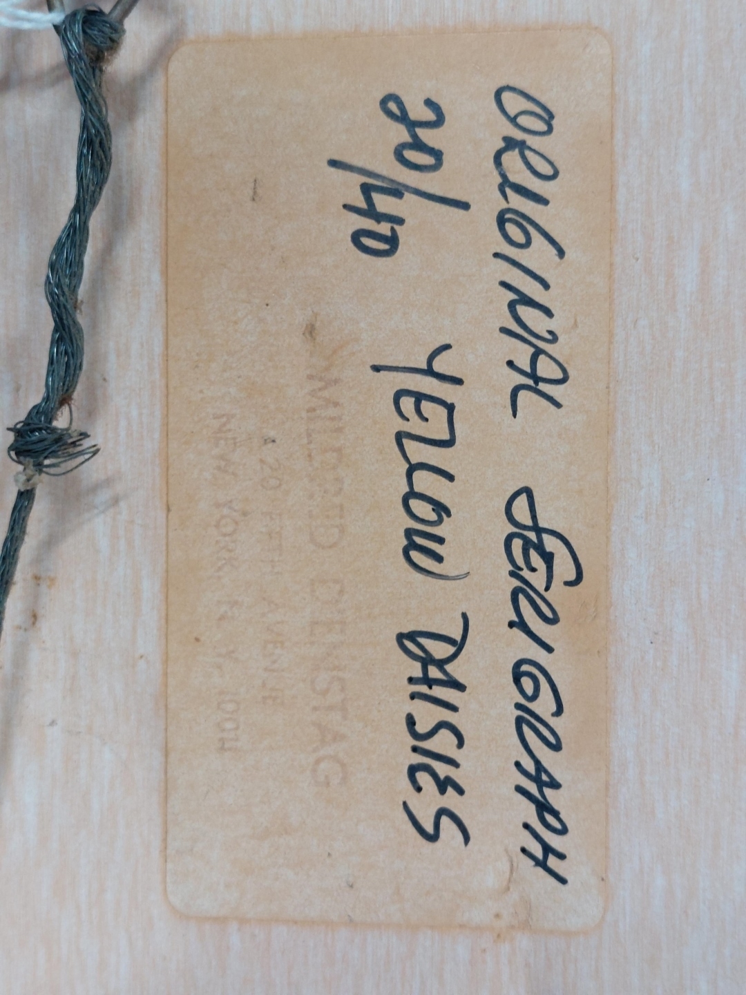 Artwork by Mildred Dienstag, YELLOW DAISIES, Made of serigraph