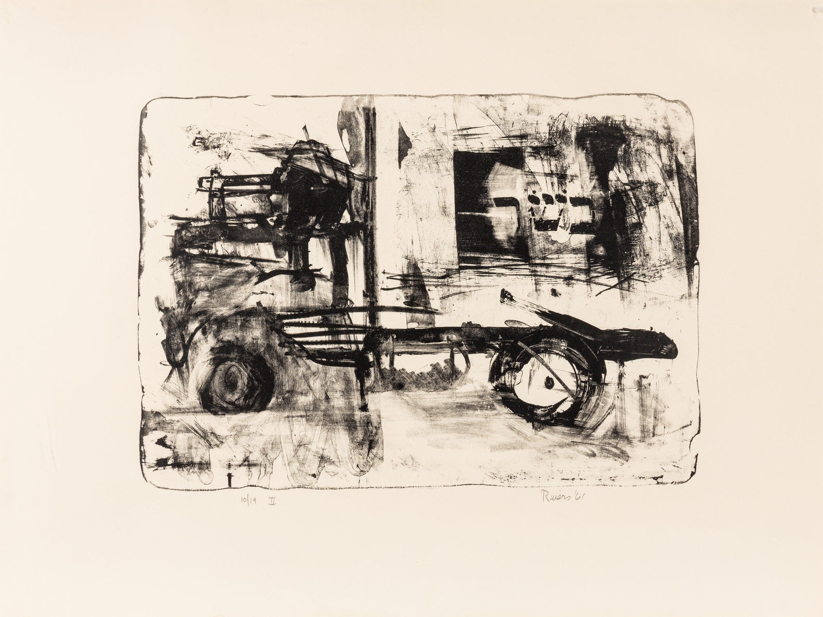 Larry Rivers | Ford Chassis (1961) | MutualArt