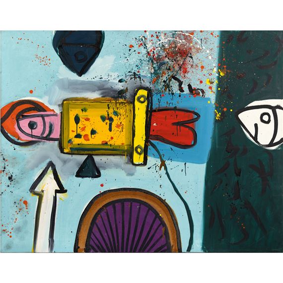 Fish Charm No. 3 by Alan Davie, dated October 1965