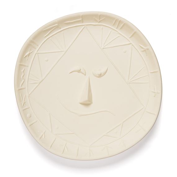 Visage géométrique by Pablo Picasso, 1956