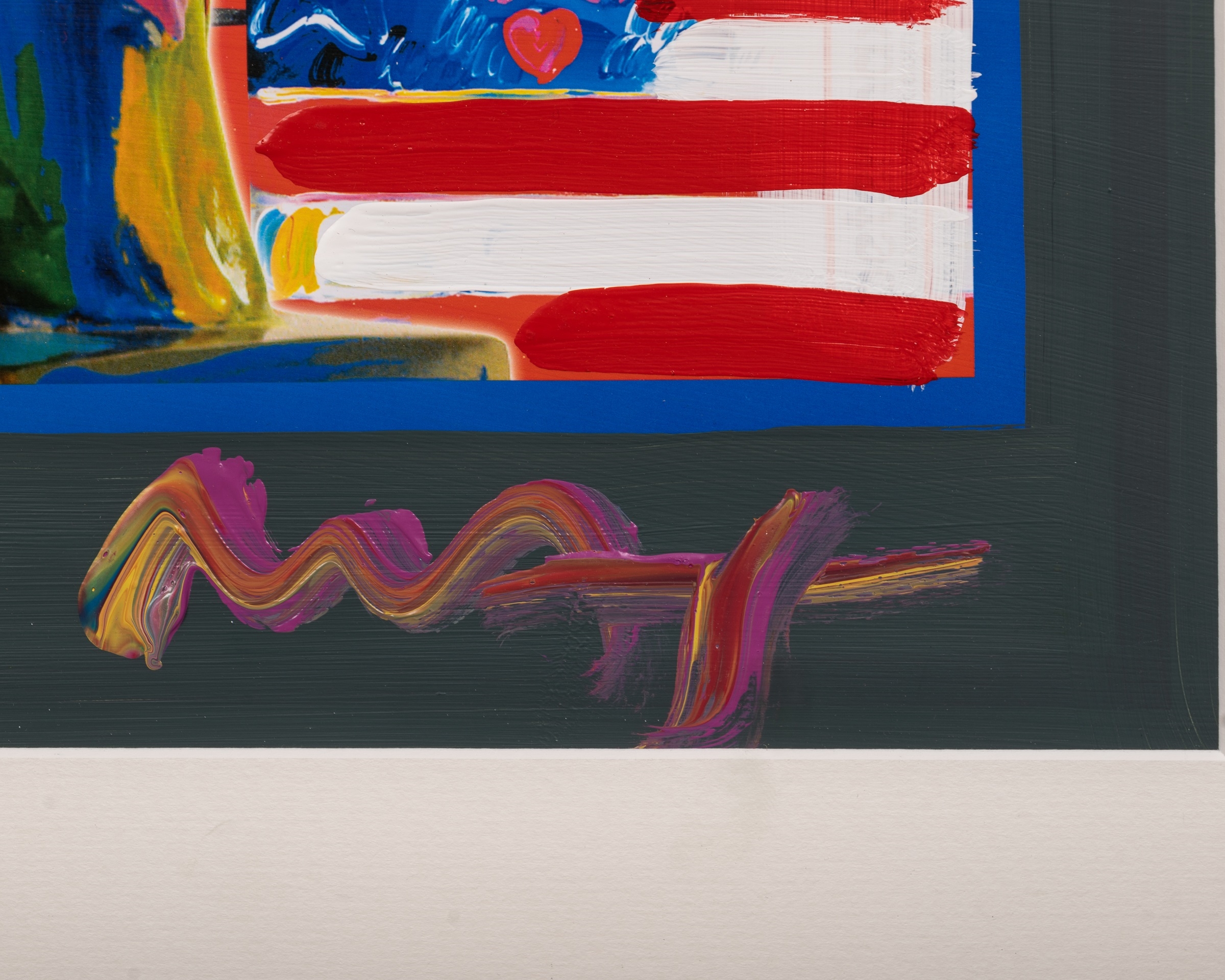 Peter Max | God Bless America - With Five Liberties | MutualArt