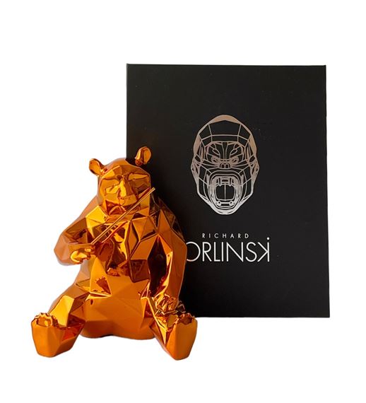 Orlinski - Figurine - Simba doré Orlinski Disney - (1) - Gilt