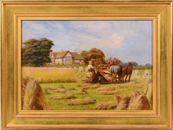 FARM SCENE - W. J. Mcdeal