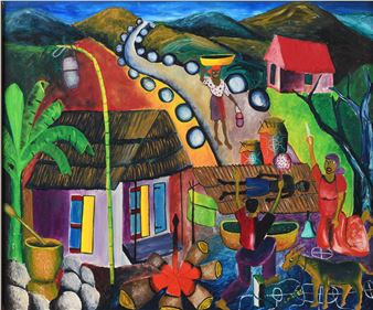 VILLAGE SCENE - Louines Mentor