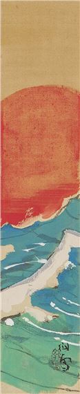 Kansetsu Hashimoto | Rising sun and wave | MutualArt