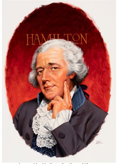 The Federalist, interior illustrations (four works) by Birney Lettick, 1977