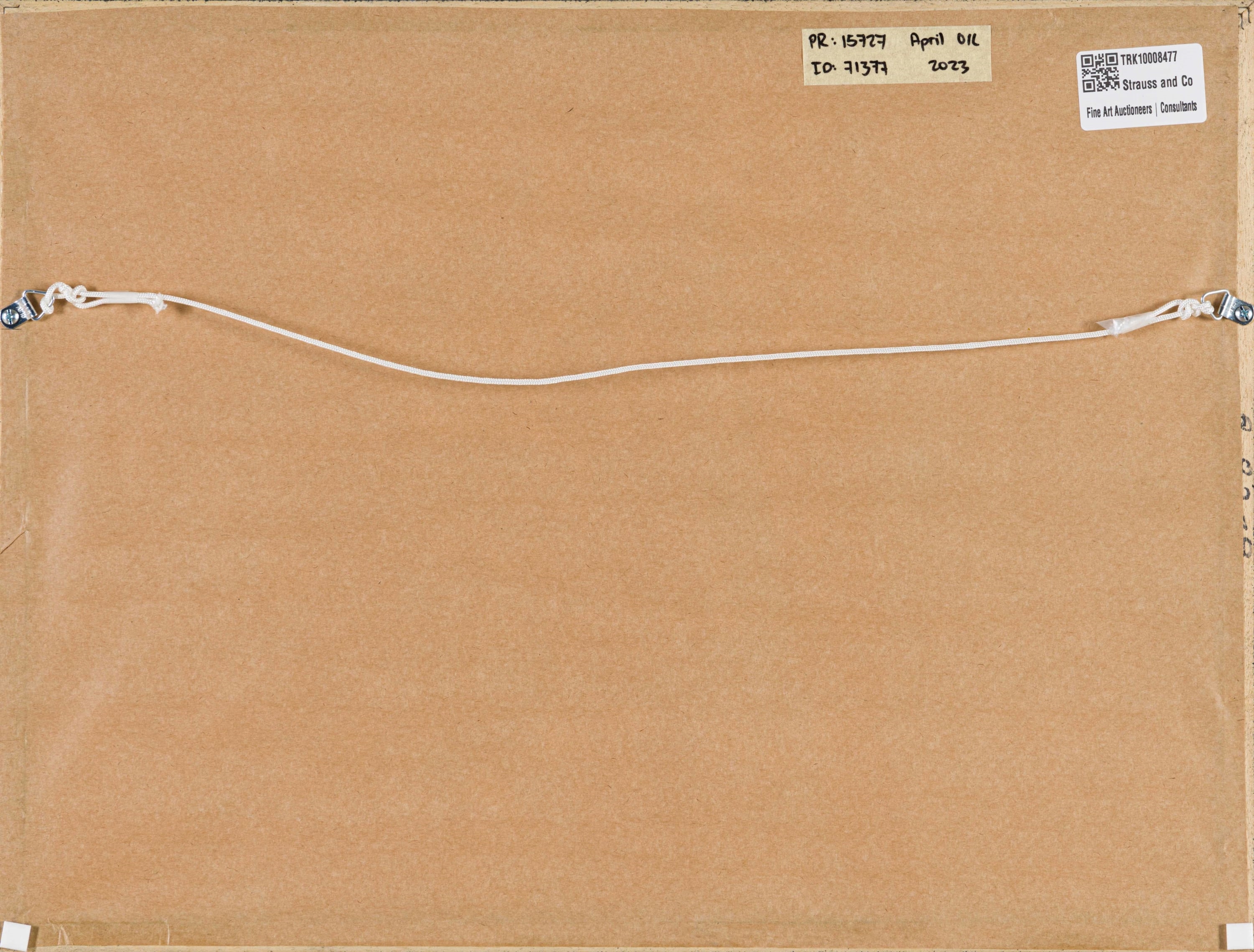 Artwork by Clément Sénèque, Barge, France, Made of pastel pencil on paper