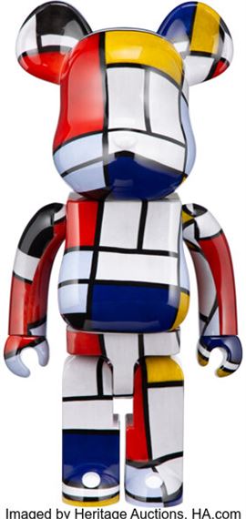 BE@RBRICK Piet Mondrian 1000％/モンドリアン/ベアブリック/まぼろし