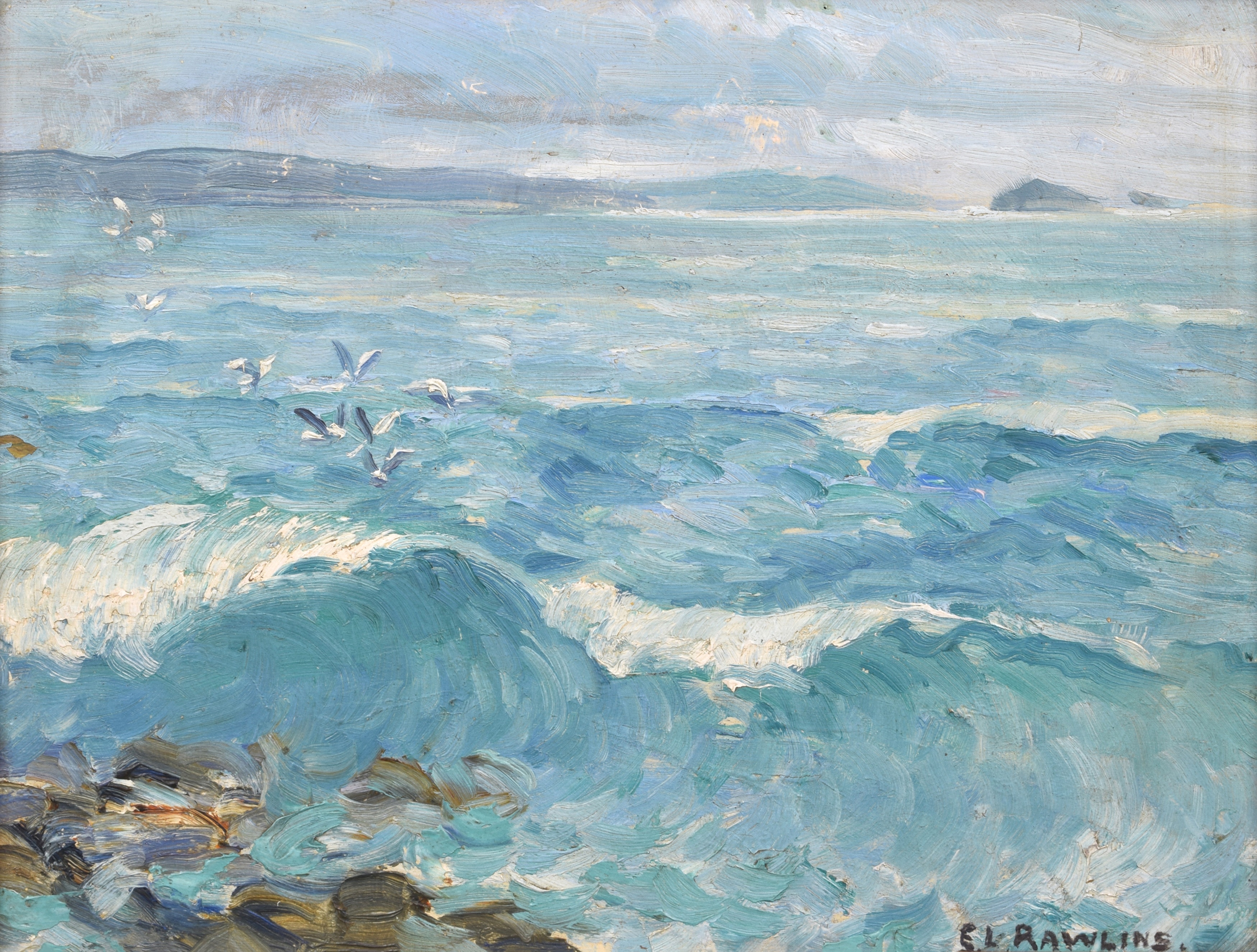 Ethel Louise Rawlins | Coastal scene | MutualArt