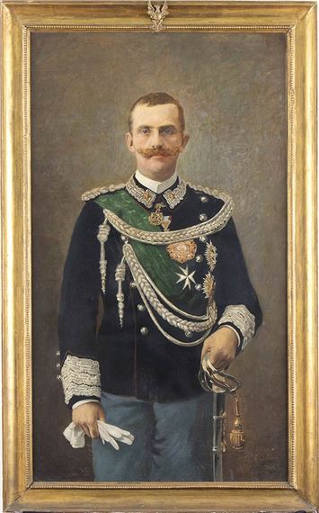 Achille Talarico | Portrait of Vittorio Emanuele II (1902) | MutualArt