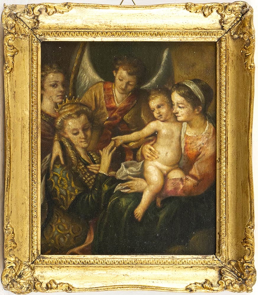 Emilian School, 17th Century | Mystical marriage of Saint Catherine ...