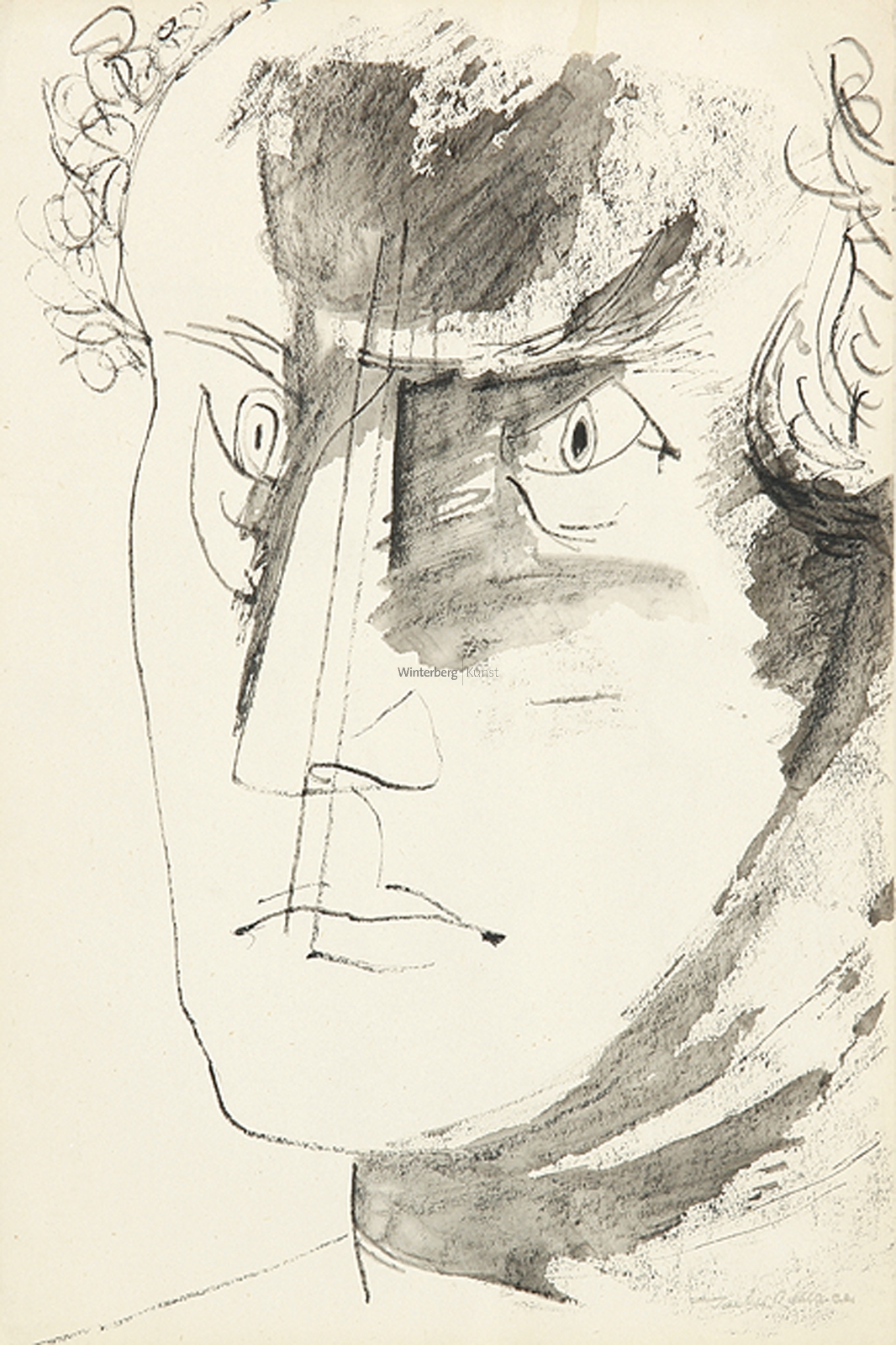 Jankel Adler | Selbstportrait. | MutualArt
