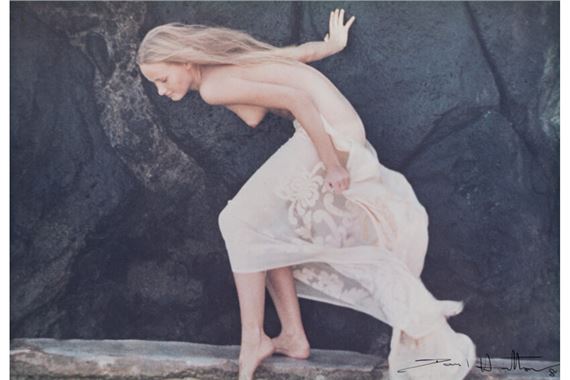 Nude on Rock by David Hamilton, 1981