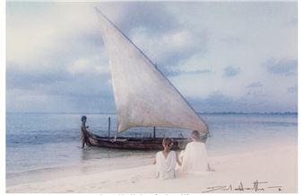 David Hamilton | Two Nudes on a Beach (1981) | MutualArt