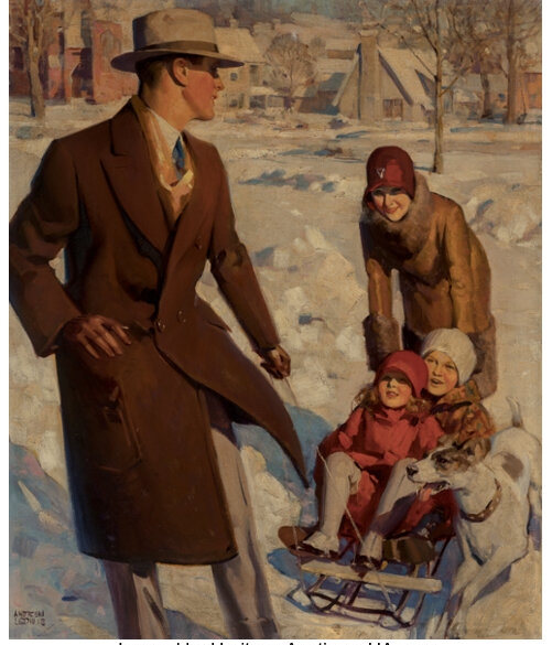 Snow Day by Andrew Loomis