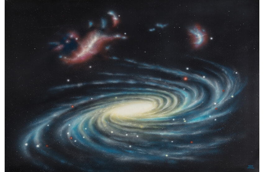 Morris Scott Dollens | Milky Way Galaxy and Magellanic Clouds, (1977 ...