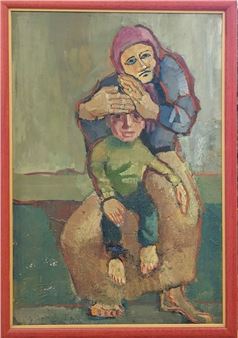 La Mère et l'enfant, vers 1970 - Jorge Victor Gay Molins