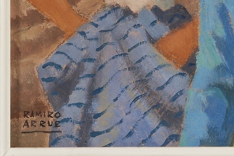Ramiro Arrue | Marins et Kaskarote sur les quais | MutualArt